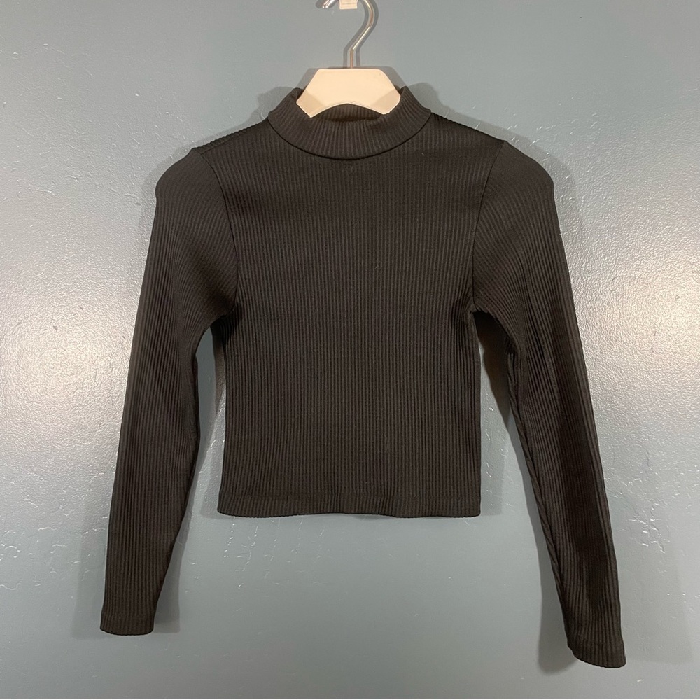 eye candy Women’s Black Knit Long Sleeve Top Size S/M